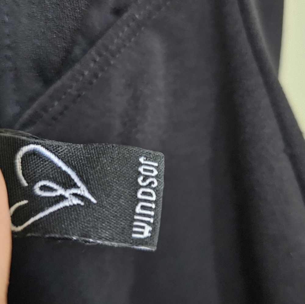 WINDSOR BLACK COCKTAIL DRESS. TIE IN BACK Size . SMALL